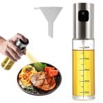 Oil Sprayer Mister, 100ml Olive Oil Spray Bottle for Cooking, Salad, BBQ, Baking, Roasting, Non-Aerosol Cooking Spray for Healthy Oil Control