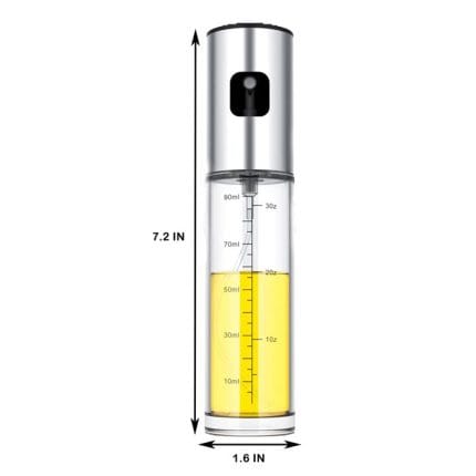 Oil Sprayer Mister, 100ml Olive Oil Spray Bottle for Cooking, Salad, BBQ, Baking, Roasting, Non-Aerosol Cooking Spray for Healthy Oil Control - Image 5