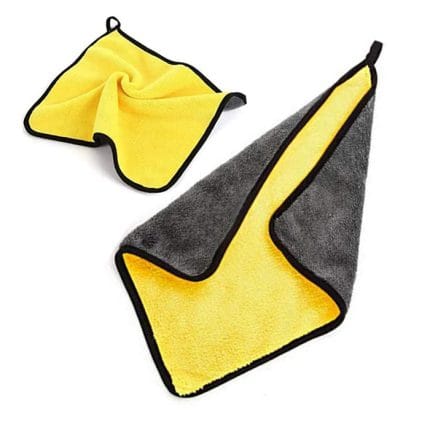 3 Pack Super Absorbent Microfiber Car Wash Towels Premium Cleaning & Drying Cloths - Image 2