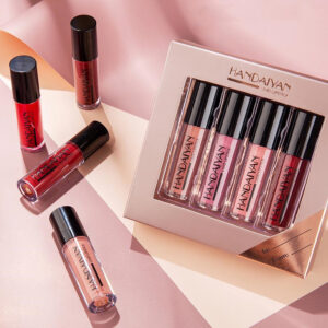 Long Lasting Waterproof Liquid Lipstick Kit, Highly Pigmented Velvet Lip Tint Stain, Plumping & Moisturizing Matte Makeup Gift Set for Women 6