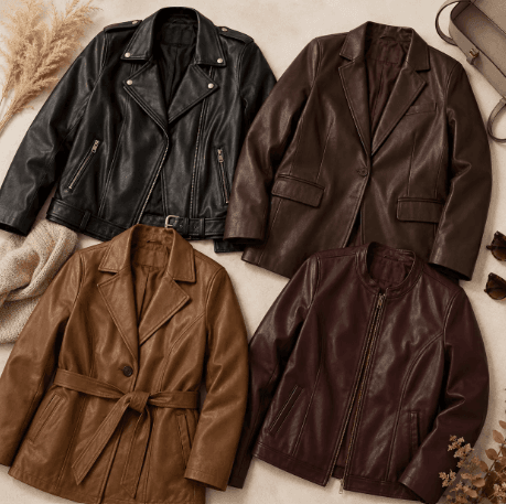 Faux Leather Jacket