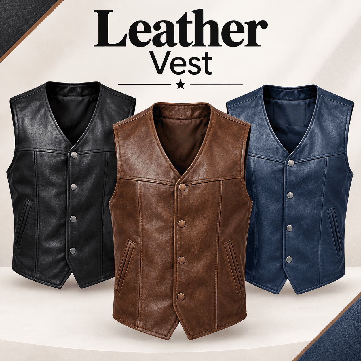 Leather Vest