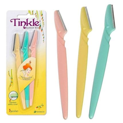Eyebrow Razor & Facial Hair Remover for Girls | Upper Lip & Fine Hair Trimmer with Safety Guard