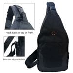 Men's and Women's Large Chest Sling Shoulder Bag, Crossbody Fanny Pack, Sports & Travel Backpack
