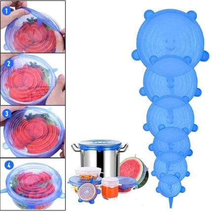 Silicone Stretch Lids for Food Storage