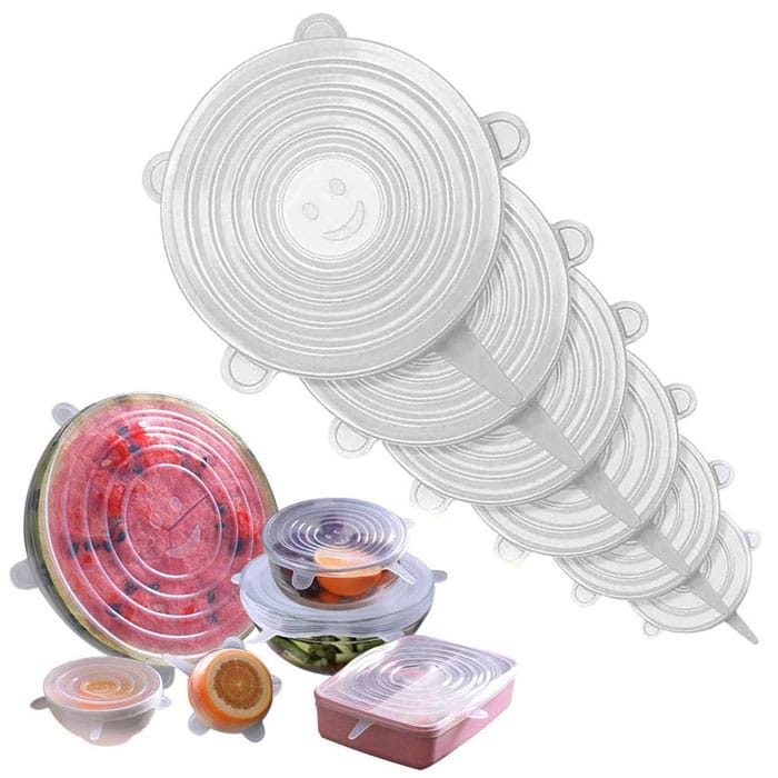 Silicone Stretch Lids for Food Storage