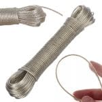 Plastic coated clothing rope 20m