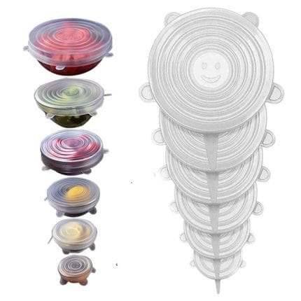 Silicone Stretch Lids for Food Storage
