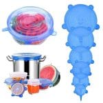 Silicone Stretch Lids for Food Storage Reusable