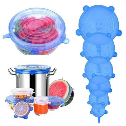 Silicone Stretch Lids for Food Storage Reusable