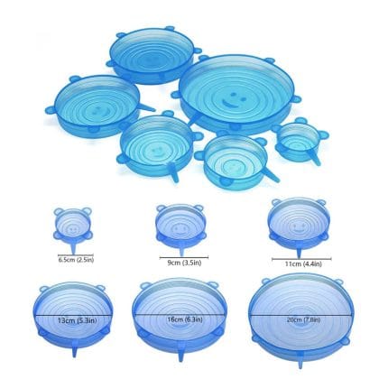 Silicone Stretch Lids for Food Storage Reusable