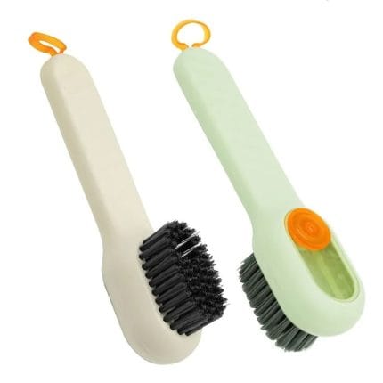2 Pcs Liquid Cleaning Shoe Brush