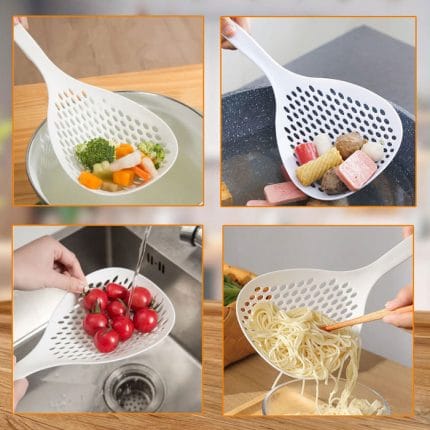 Draining kitchen tool Spoon