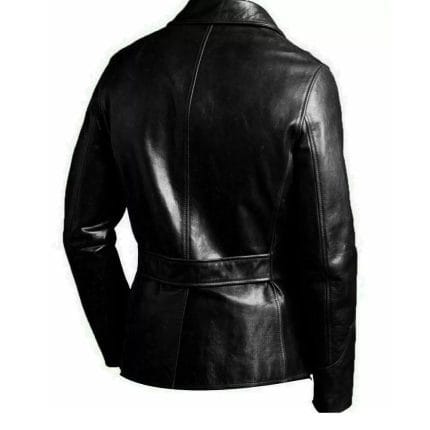 Men’s Classic Black Leather Jacket | Premium Slim Fit Outerwear with Luxury Leather Finish | Stylish Casual & Formal Wear - Image 3
