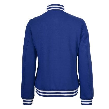Women’s Blue Varsity Jacket Classic Letterman Bomber Baseball Jacket | Trendy College & Streetwear Outerwear - Image 4