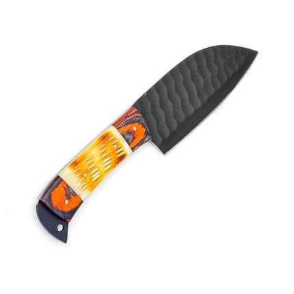 Professional Chef Knife Set of 5 Piece With Leather Roll - High carbon Stainless Steel Kitchen Knives for Home, Restaurant & Outdoor BBQ Cooking - Image 8