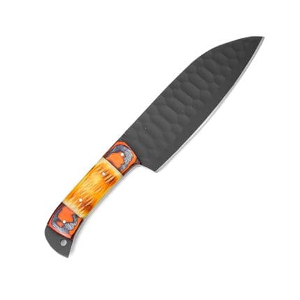 Professional Chef Knife Set of 5 Piece With Leather Roll - High carbon Stainless Steel Kitchen Knives for Home, Restaurant & Outdoor BBQ Cooking - Image 9