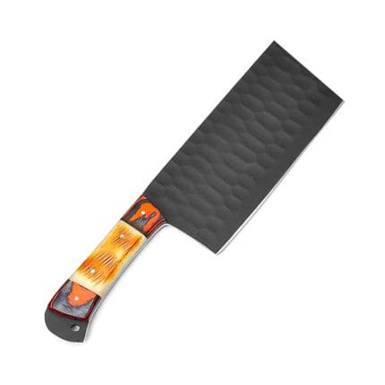 Professional Chef Knife Set of 5 Piece With Leather Roll - High carbon Stainless Steel Kitchen Knives for Home, Restaurant & Outdoor BBQ Cooking - Image 12