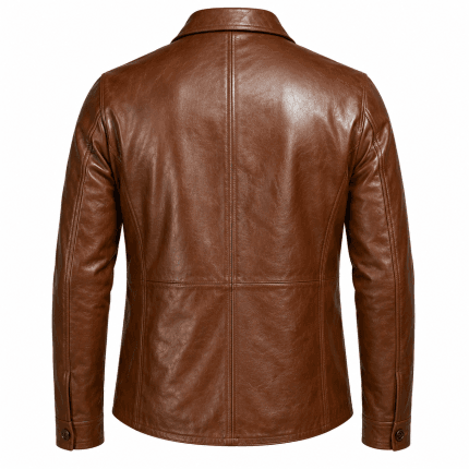 Men’s Stylish Leather Jacket | Modern Slim Fit Outerwear with Premium Leather Finish | Trendy Casual & Semi-Formal Wear - Image 10