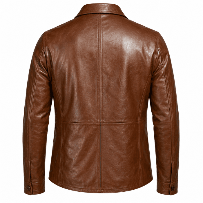 Men’s Stylish Leather Jacket | Modern Slim Fit Outerwear with Premium Leather Finish | Trendy Casual & Semi-Formal Wear - Image 10